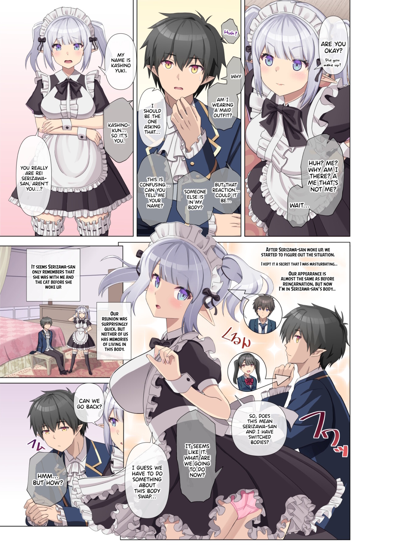 Hentai Manga Comic-When I Reincarnated as the Girl I Liked: "As a Maid, I Want to Be Completely Messed Up"-Read-9